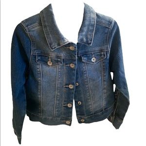 Crop Jean Jacket Size 6